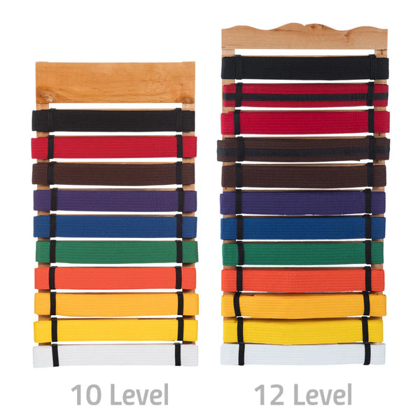 RANK BELT DISPLAY - 10 & 12 LEVEL