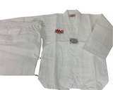 TKD WHITE STUDENT V-NECK UNIFORM