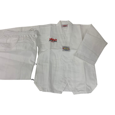 TKD WHITE STUDENT V-NECK UNIFORM